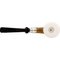 CPW Pipes Freehand Meerschaumpfeifen Calabash Mahogany Nr. 53 rustiziert Draufsicht