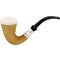 CPW Pipes Freehand Meerschaumpfeifen Calabash Nr. 54 rustiziert