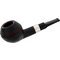 Holmer Knudsen Flake Pipes Bulldog schwarz (interne Nr. 8)