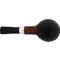 Holmer Knudsen Flake Pipes Bulldog schwarz filterlos (interne Nr. 12) Unterboden