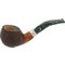 Stefano Santambrogio Pfeifen Bent Brandy Rustic No. 65