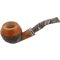 Stefano Santambrogio Pfeifen Bent Bulldog Rustic No. 66