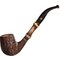 Rattray's Bamboo Pfeifen Bent Sandblast Brown B-Ware (16855)