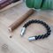 Les Fines Lames Bracelets Solo Steel Onyx L Detailbild