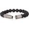 Les Fines Lames Bracelets Solo Steel Onyx L Verschluss