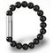 Les Fines Lames Punch Bracelets Solo Steel Onyx Größe S