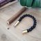 Les Fines Lames Punch Bracelets Solo Brass Onyx Größe L Detailbild 2