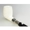 Barling Ivory (Meerschaum) Spigot Straight rustic 1812 (15302) Detailbild 2