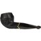 Heibe Pfeifen Bulldog Sandblasted Schwarz Horn Stem_02