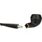 Heibe Pfeifen Bulldog Sandblasted Schwarz Horn Stem_04