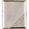 Jean Claude Etui 20er JC Metall nickel gebürstet mit Ornament Ecke (600922)