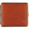 Classic Zigarilloetui 18er Soft Leder braun antik Rahmen Messing (605623)