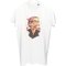 Shirt weiß Motiv 3 Größe L