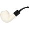 White Meerschaum Pfeife Bent Bulldog (90048337)_01