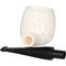 White Meerschaum Pfeife Apple (90048340)_06