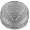 Acrylpolymere Kristalle Polymerbefeuchter rund transparent für ca. 25 Zigarren mit Magnet (595421)