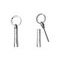 Alfred Dunhill The White Spot  Classic Pfeifenzubehoer Junior Key Ring (PA41121)