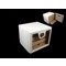 Classic Humidor Lack weiß (92001) Premium mit 2x Acrylpolymerbefeuchtern