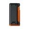 Colibri Monza III Zigarrenfeuerzeug schwarz-orange (295038) Laser