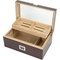 Classic Zigarrenhumidor Cherry Finish mit Glastop (563076)