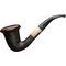 Butz Choquin Calabash XL schwarz sand horn (14408)